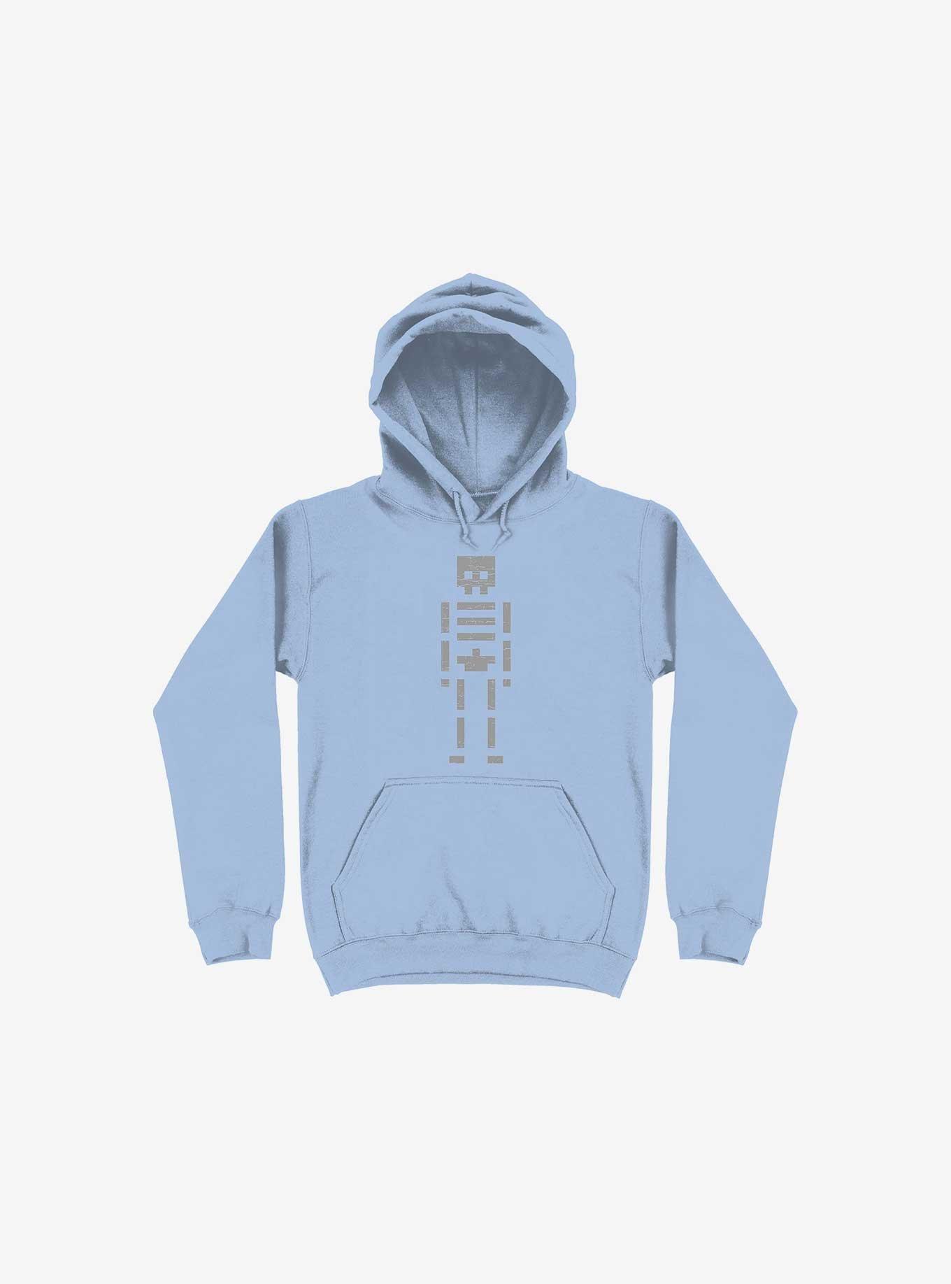 Old Bones Light Blue Hoodie