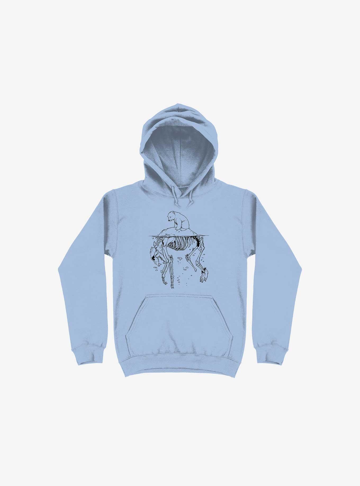 THRDLESS Polar Mother Light Blue Hoodie
