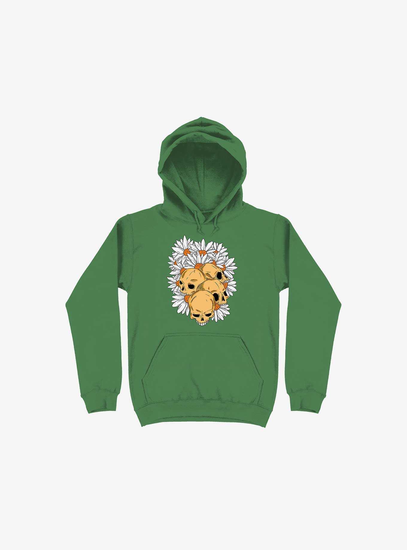 Skull Have Chance Kelly Green Hoodie, , hi-res