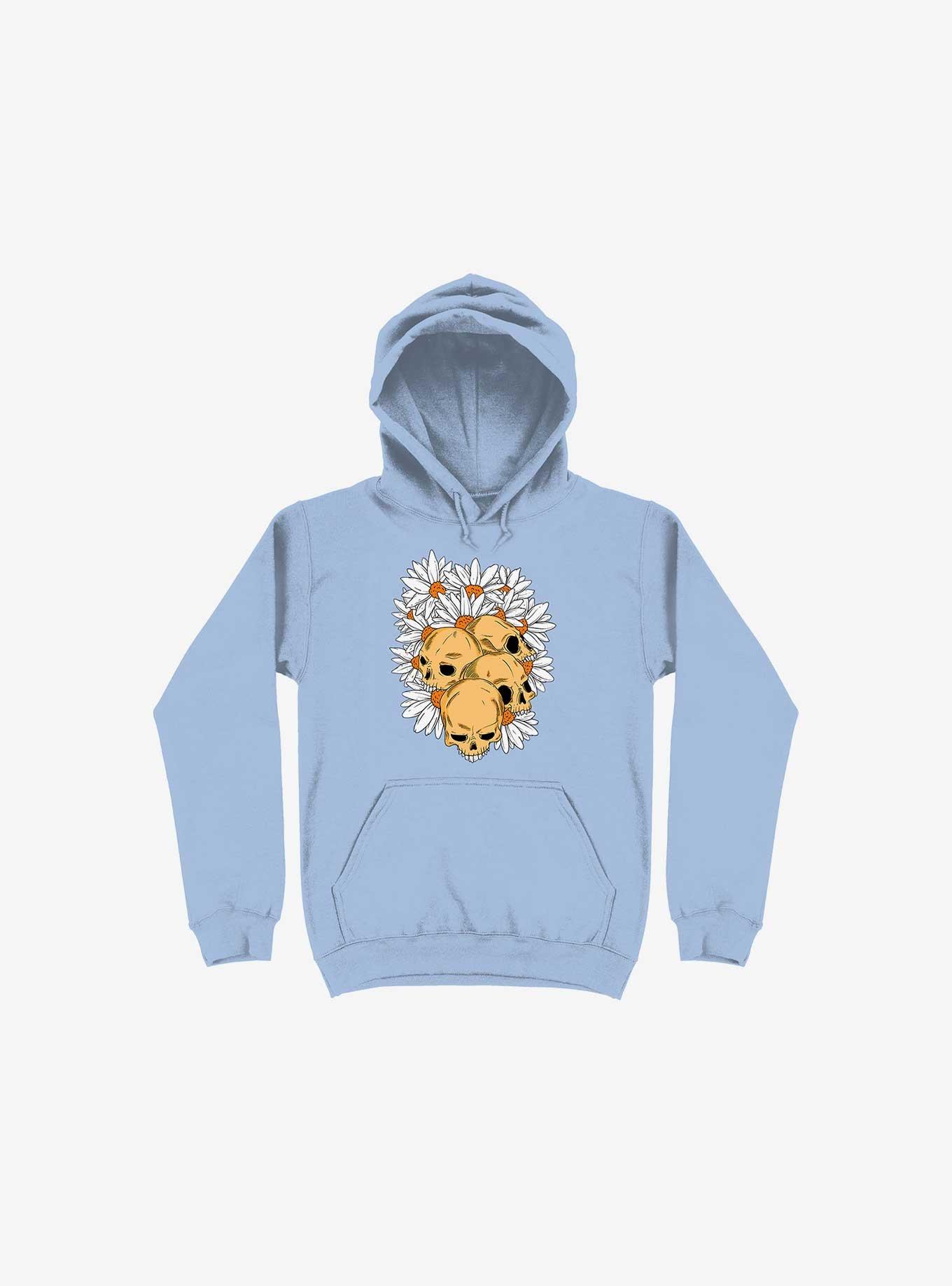 Skull Have Chance Light Blue Hoodie, LIGHT BLUE, hi-res