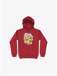 Skull Have Chance Red Hoodie, RED, hi-res