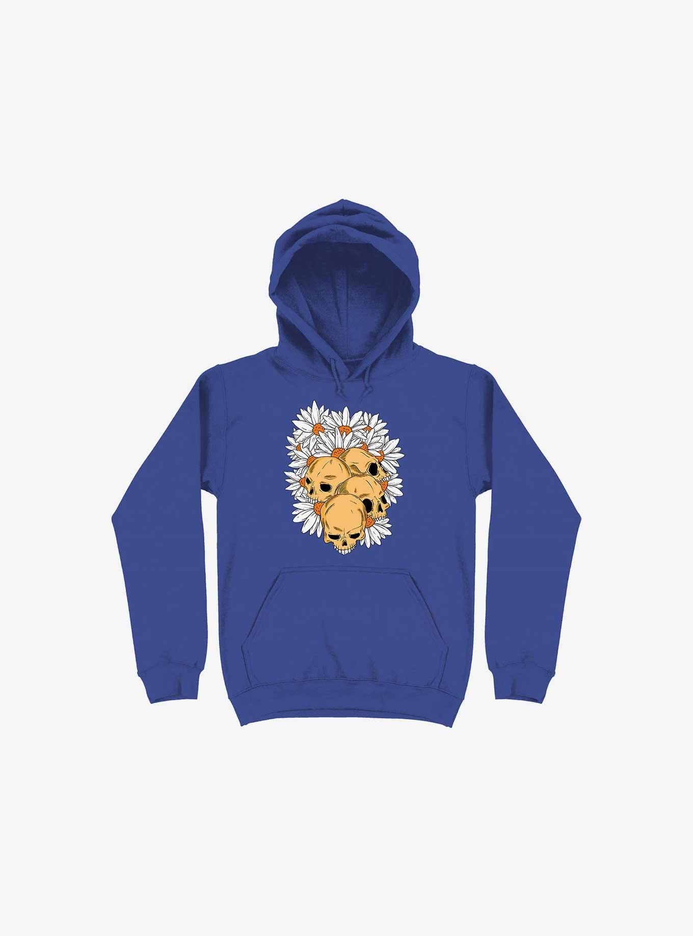 Skull Have Chance Royal Blue Hoodie, , hi-res