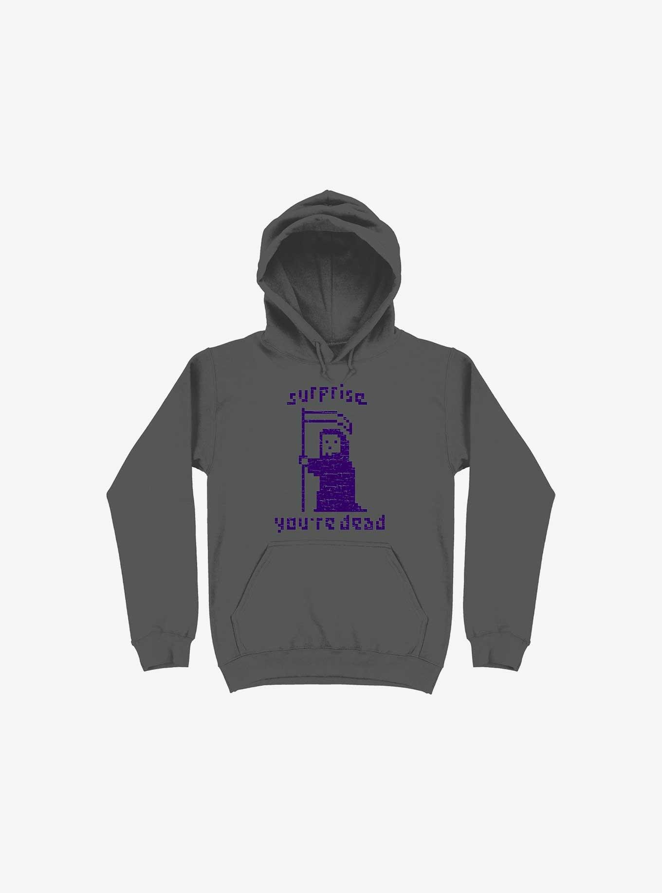 Surprise You're Dead Asphalt Grey Hoodie, ASPHALT, hi-res