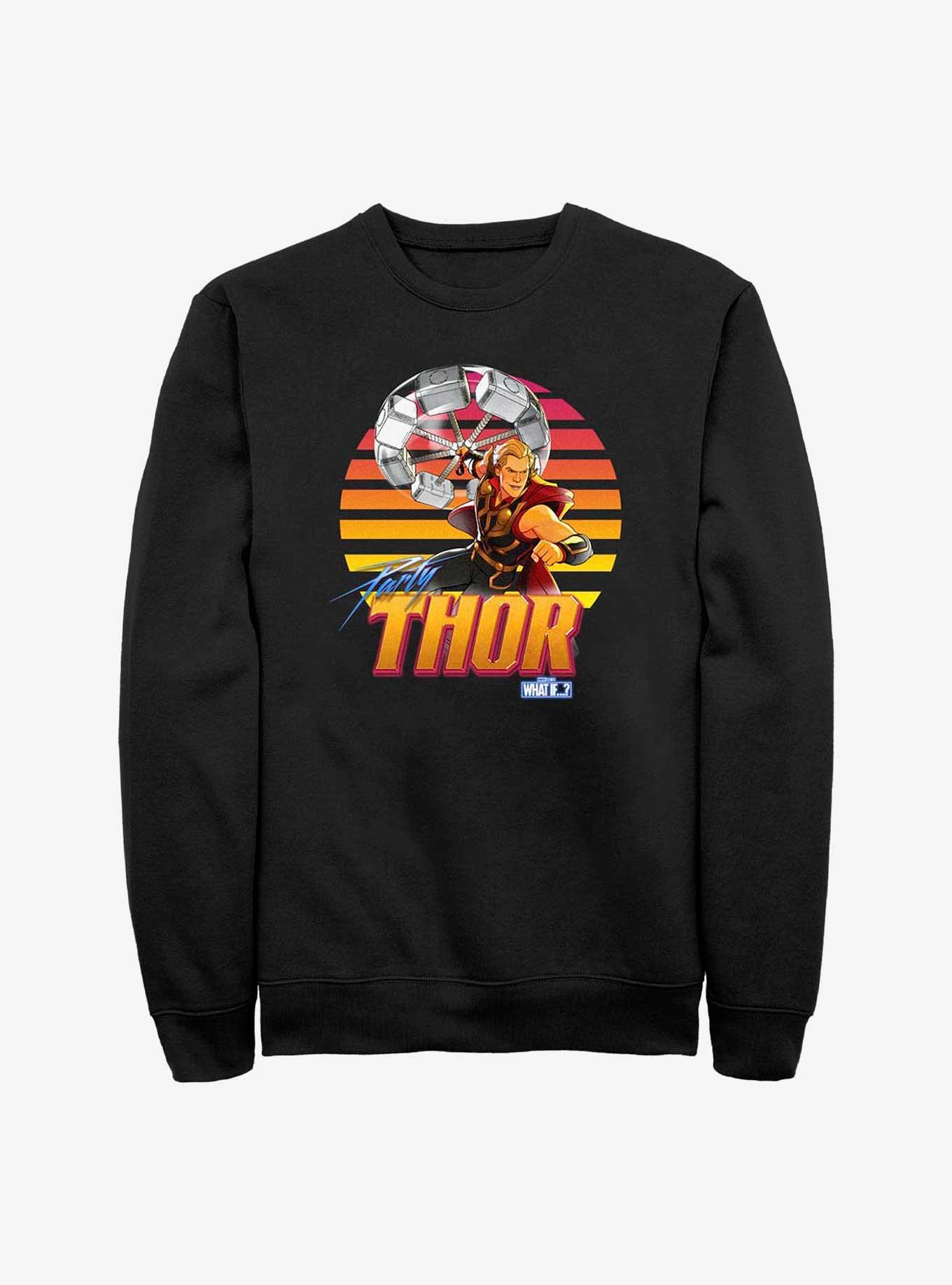 Marvel What If...? Party Coaster Sweatshirt, BLACK, hi-res