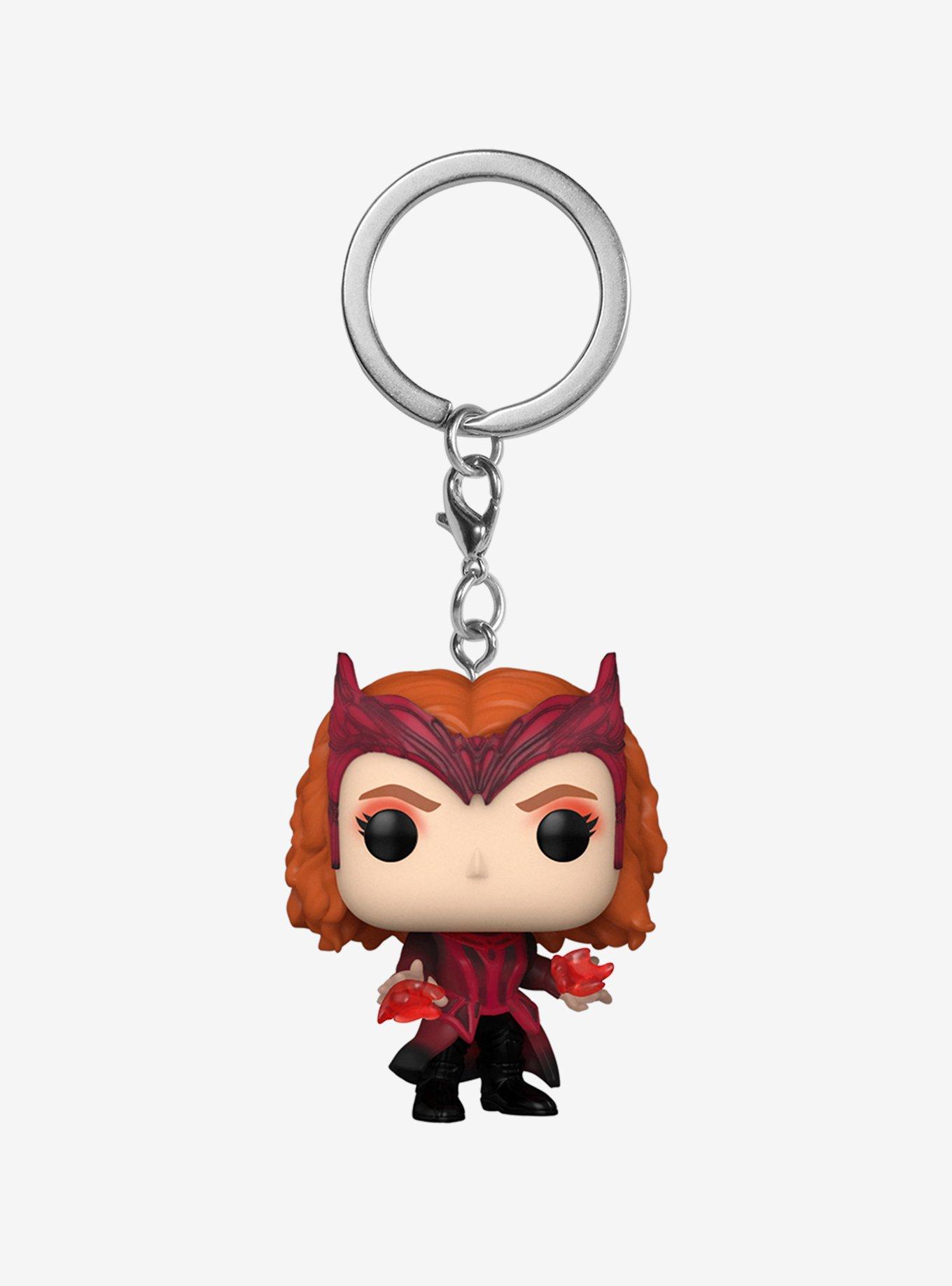 Funko Marvel Doctor Strange In The Multiverse Of Madness Pocket Pop! Scarlet Witch Vinyl Bobble-Head Key Chain, , hi-res