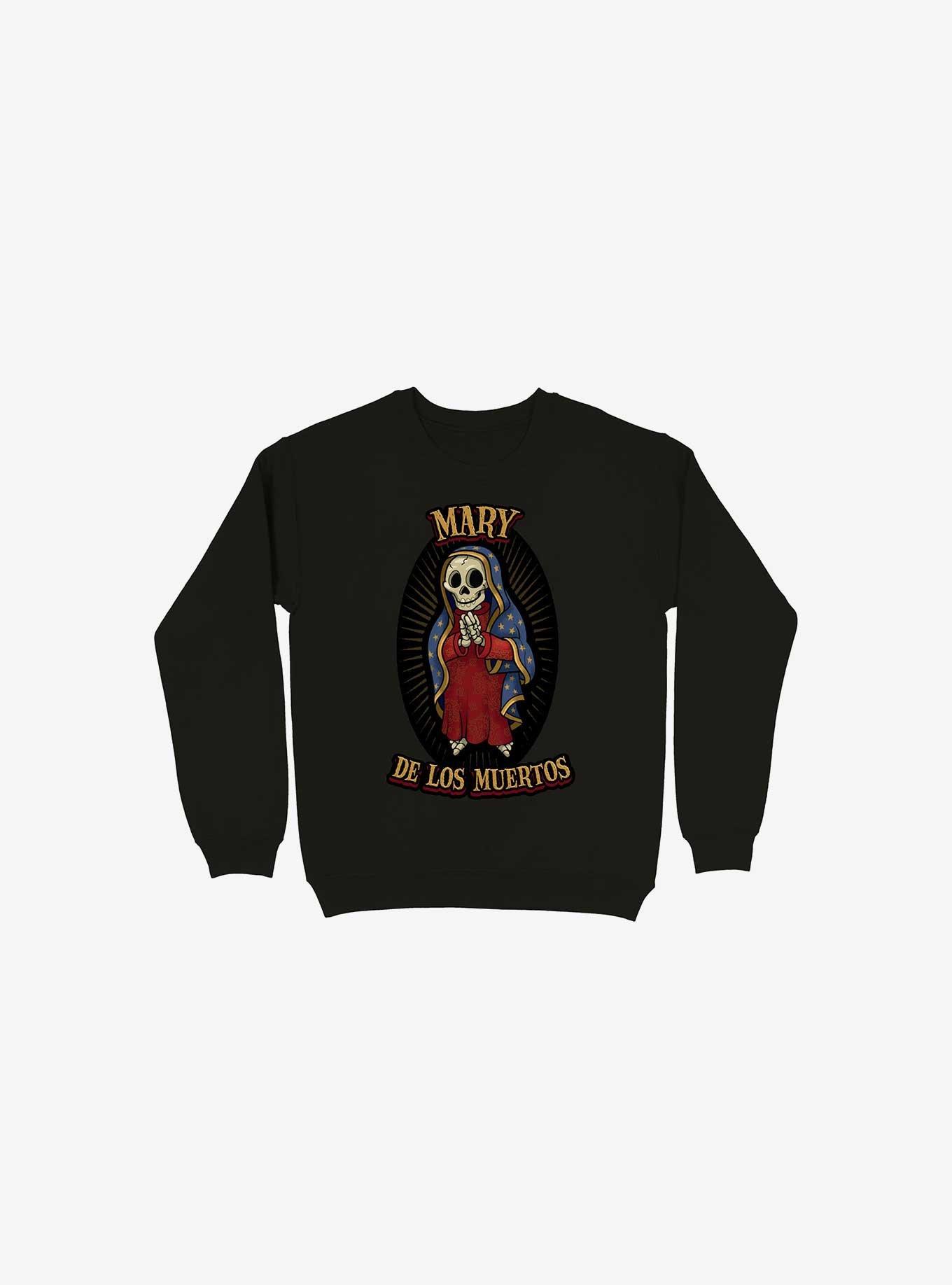 Mary De Los Muertos Black Sweatshirt, , hi-res