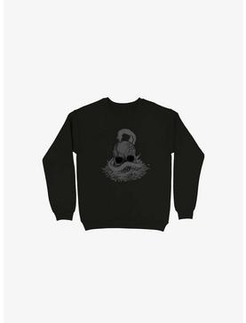 Snake & Skull Black Sweatshirt, , hi-res