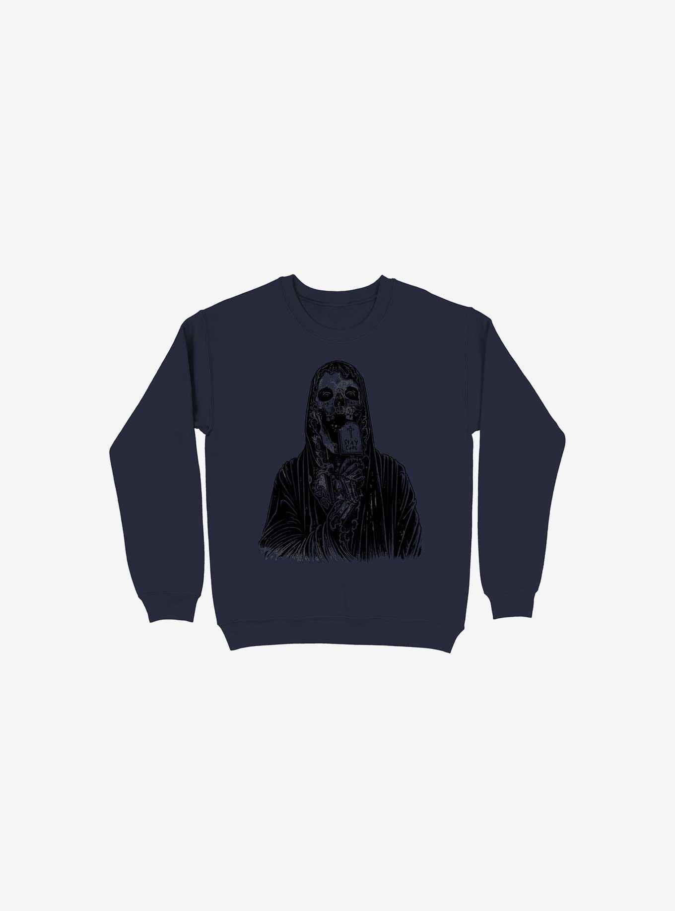 Stay Cool Navy Blue Sweatshirt, , hi-res