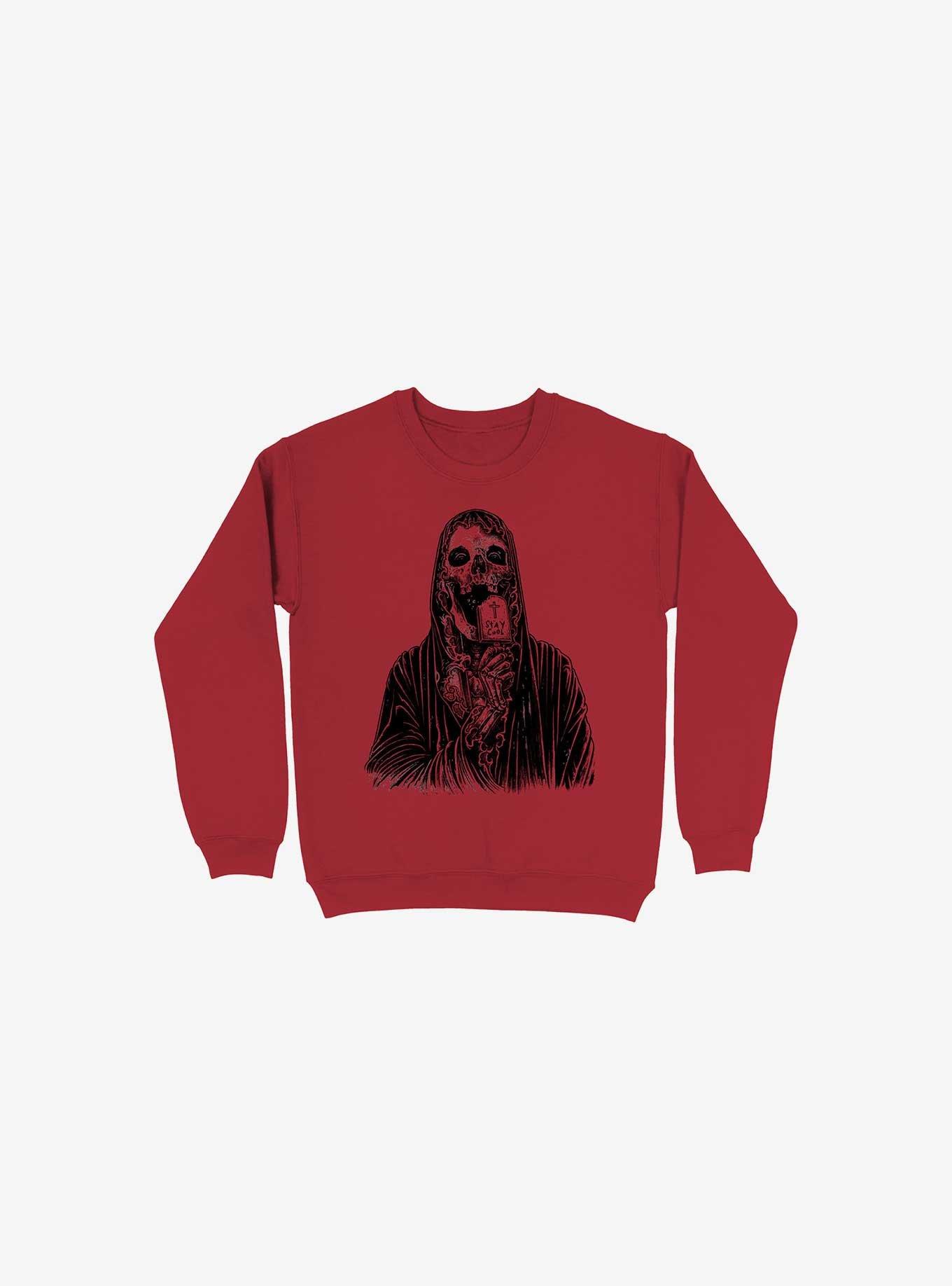 Stay Cool Red Sweatshirt, RED, hi-res