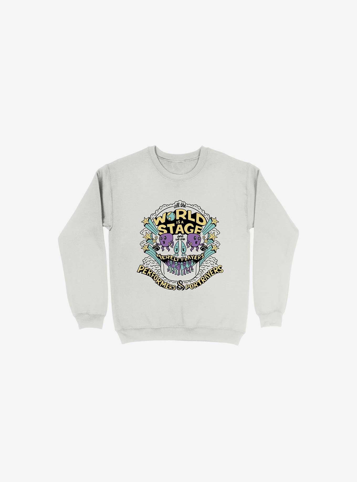 World Stage White Sweatshirt, , hi-res