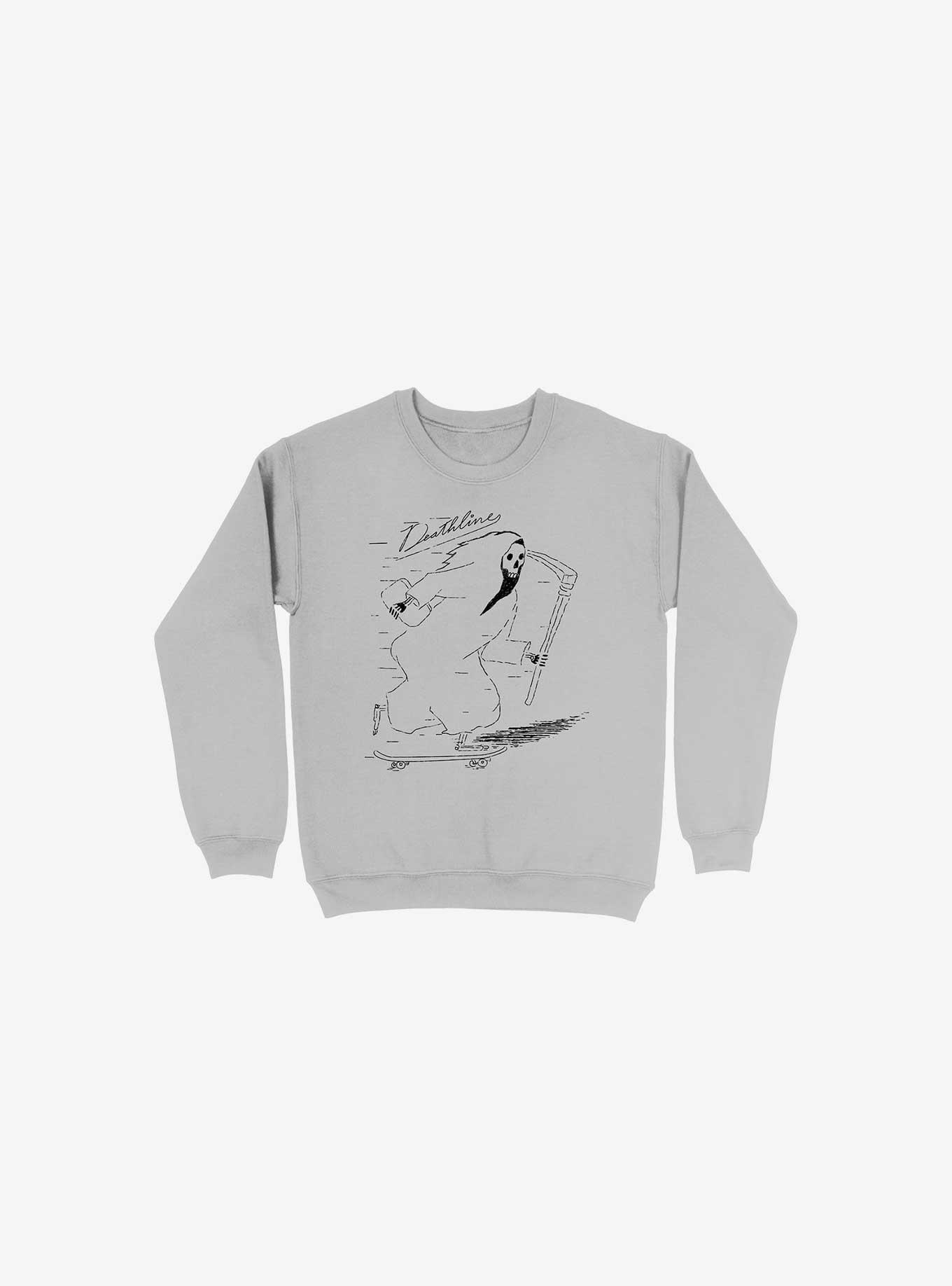 Deathline Reaper Silver Sweatshirt, SILVER, hi-res