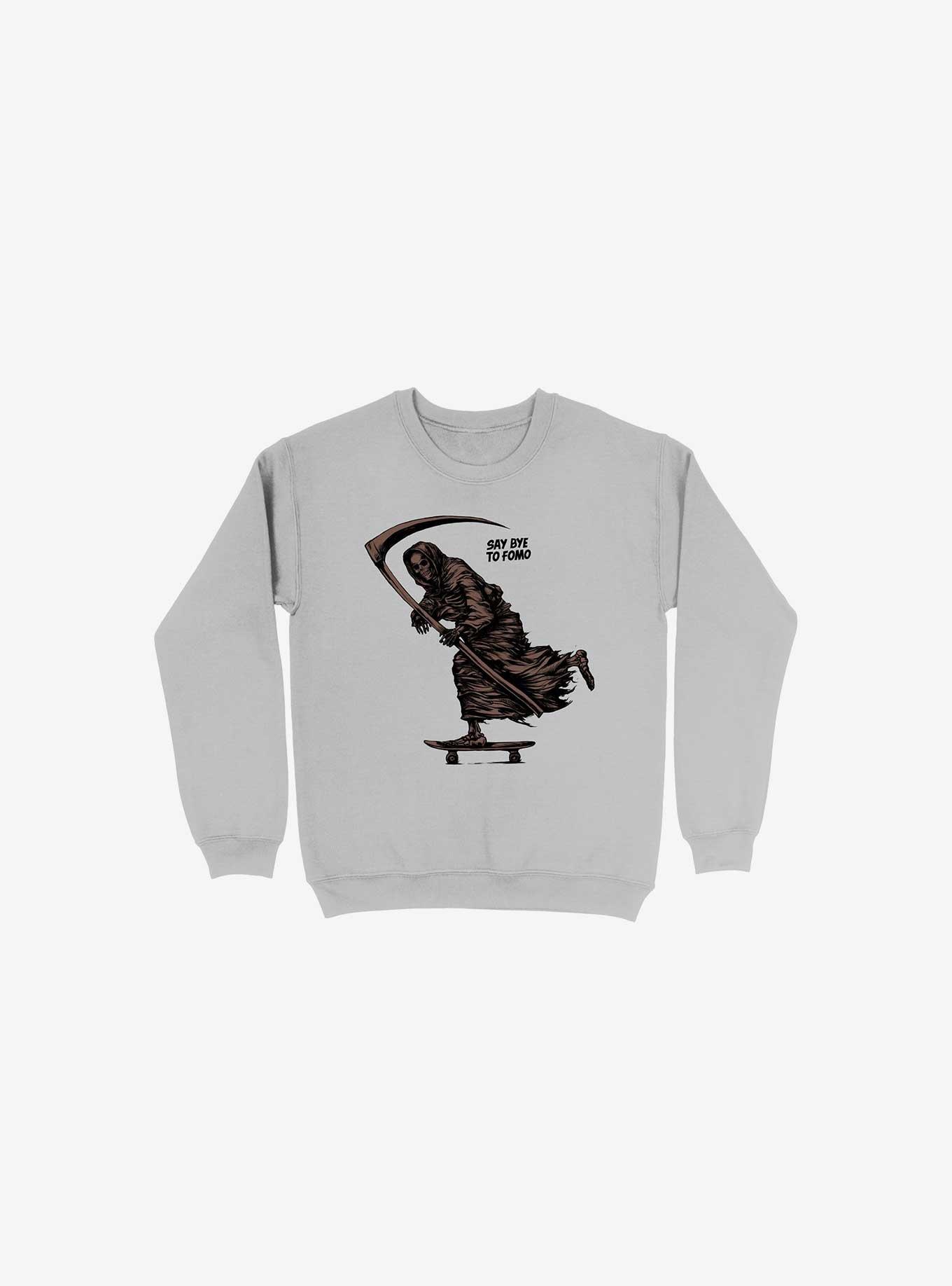 Fomo No More Reaper Silver Sweatshirt, SILVER, hi-res