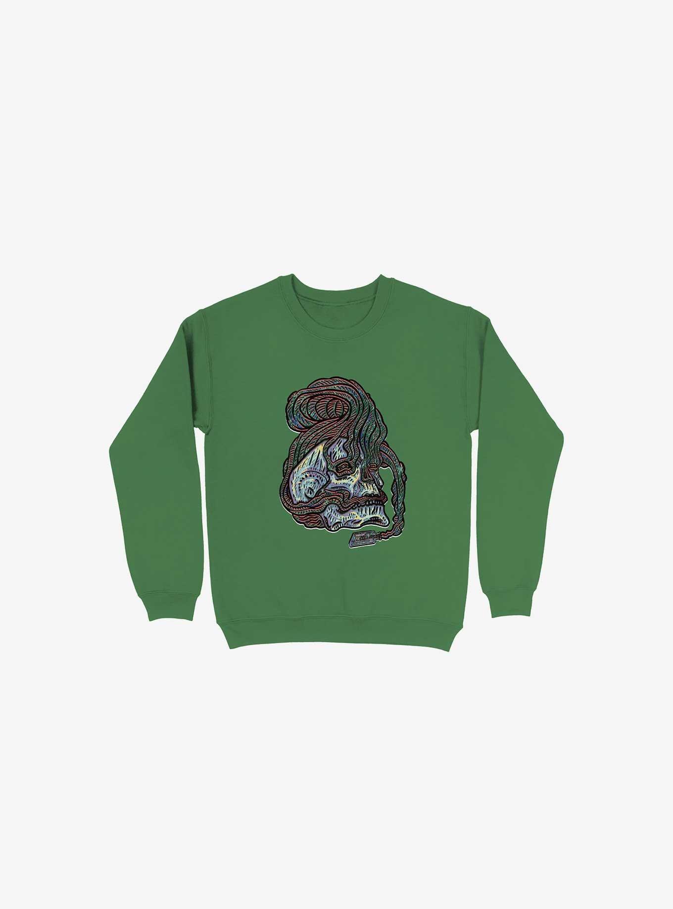 Love Bone Kelly Green Sweatshirt, , hi-res