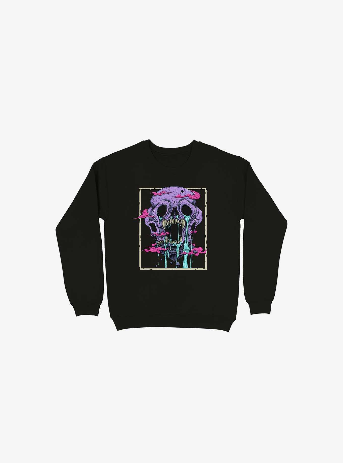 Skull Cave Neverland Black Sweatshirt, , hi-res