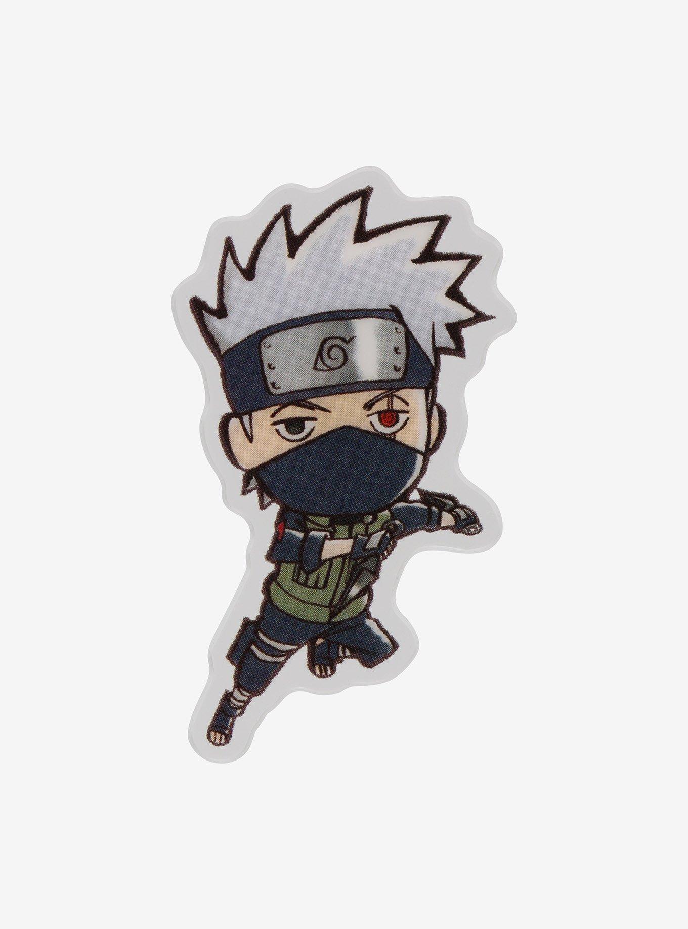 Naruto Shippuden Chibi Kakashi Acrylic Enamel Pin | Hot Topic, image size:1091x1430