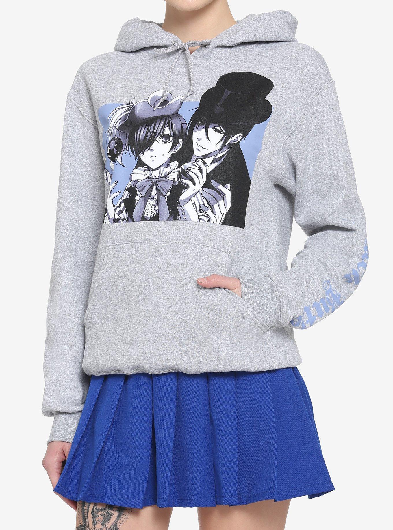 Black Butler Ciel & Sebastian Girls Hoodie, MULTI, hi-res