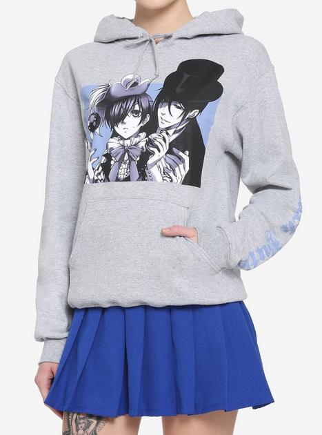 Black Butler Ciel Sebastian Girls Hoodie Hot Topic