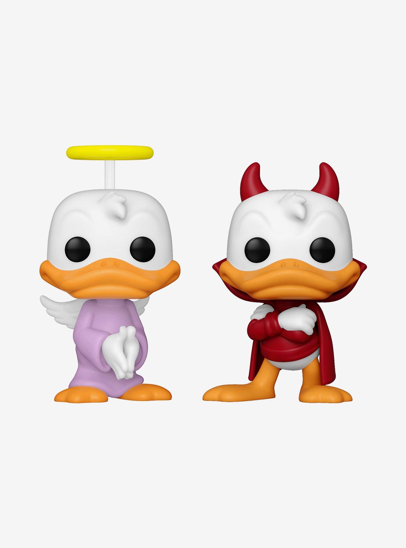 Funko Disney Pop! Donald's Shoulder Angel & Devil Vinyl Figure Set 2022 Wondrous Convention Exclusive
