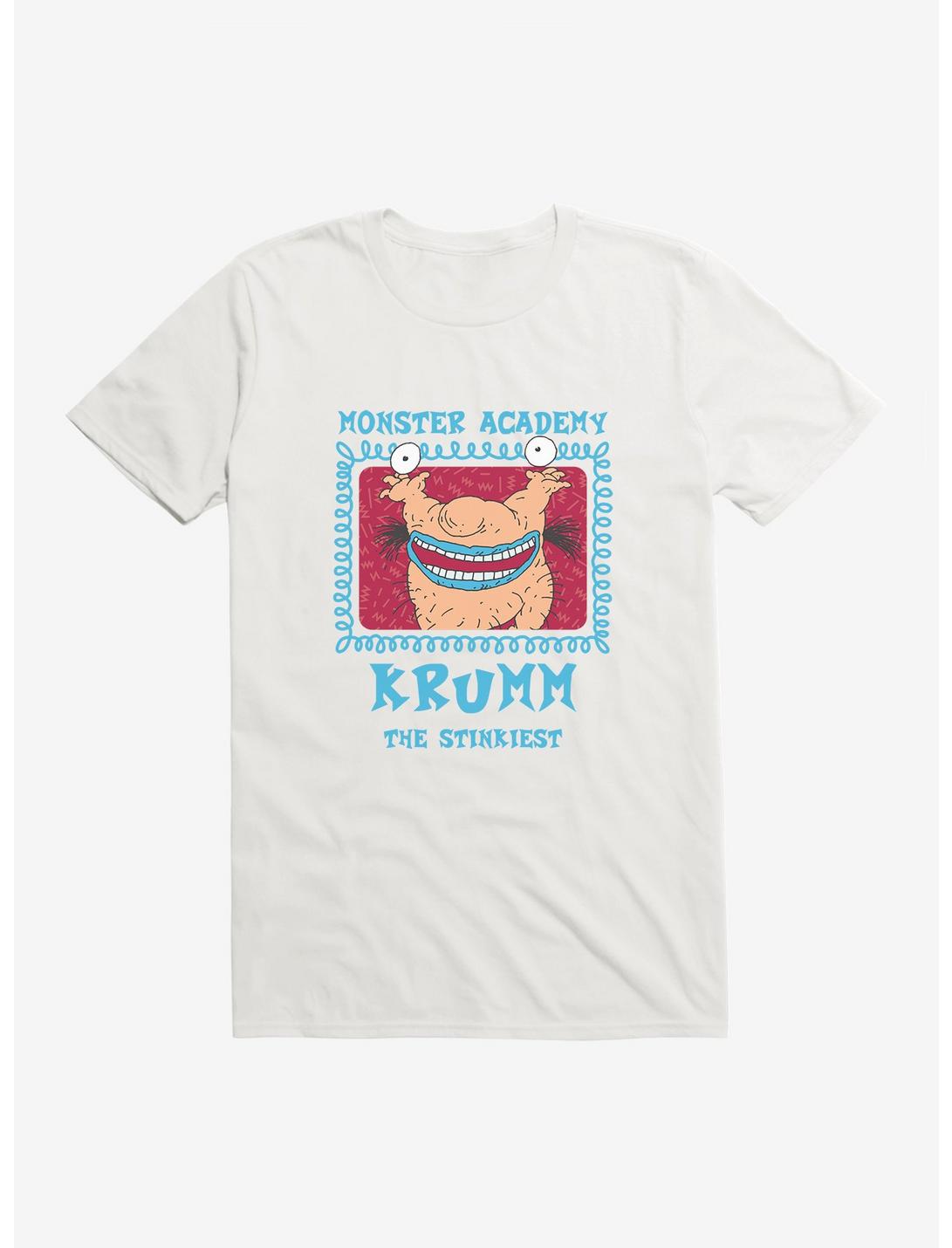Aaahh!!! Real Monsters Krumm The Stinkiest T-Shirt, WHITE, hi-res