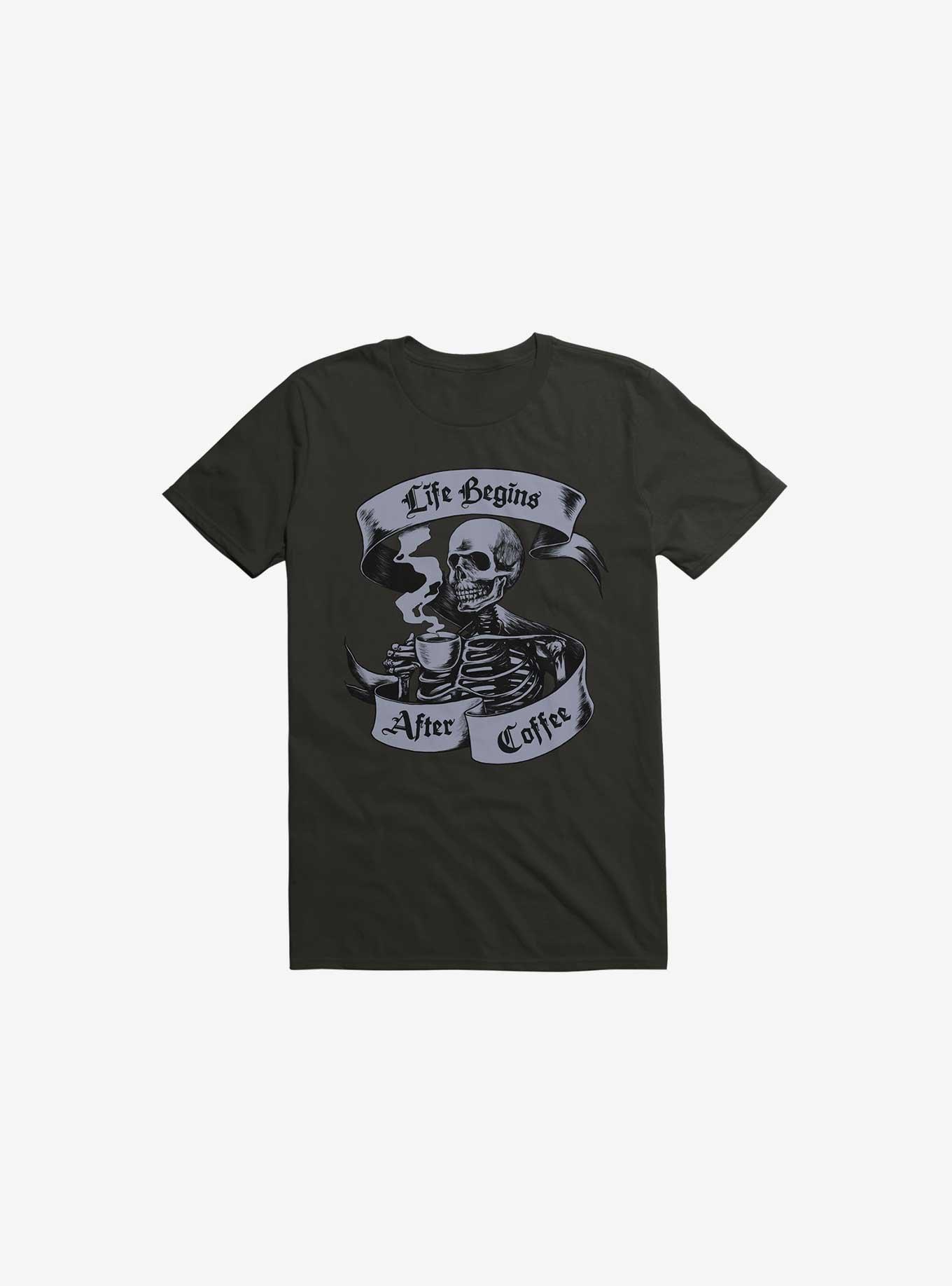 Beans & Bones Coffee Skeleton T-Shirt