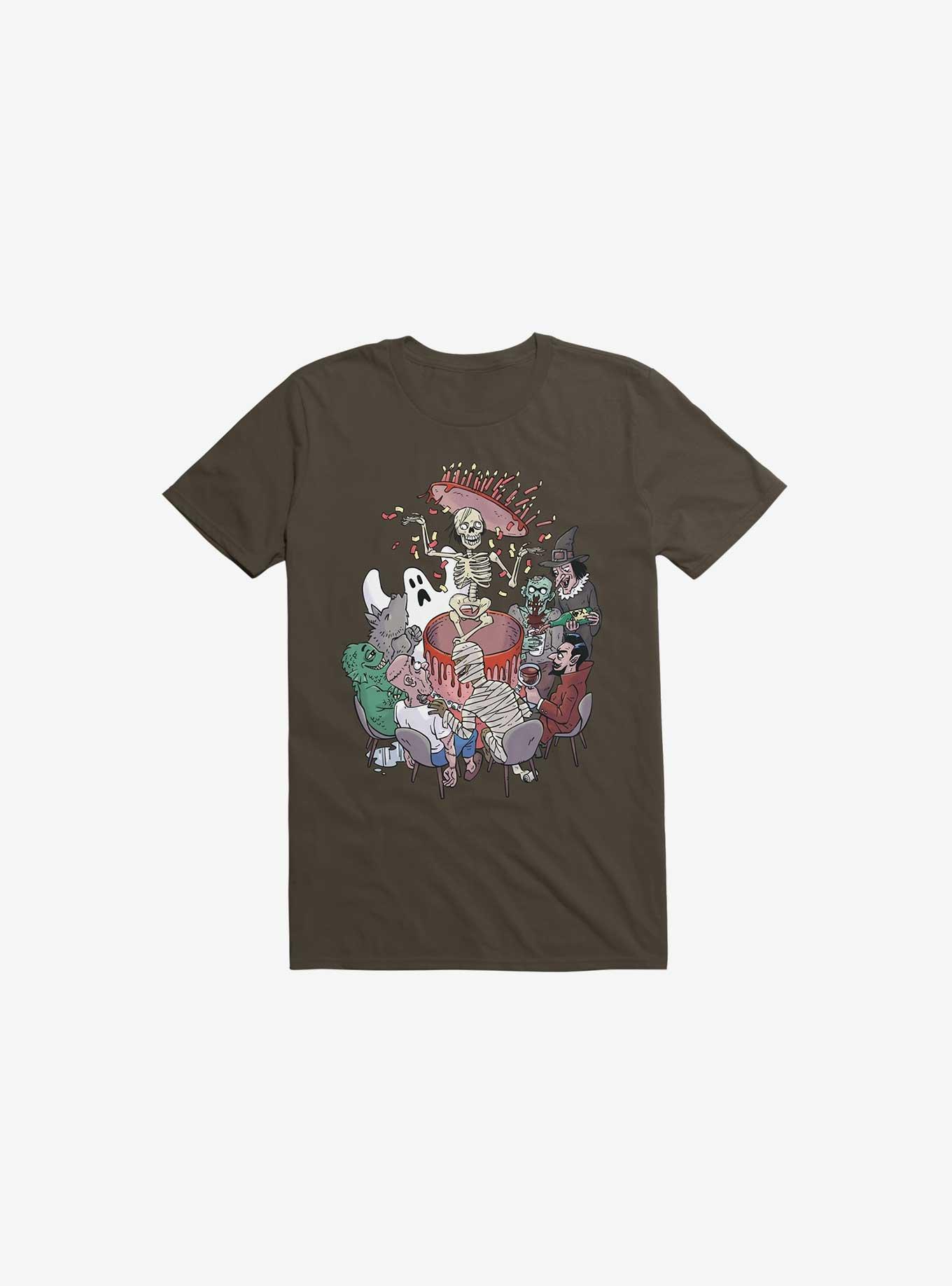 Celebration! Monsters Brown T-Shirt, , hi-res