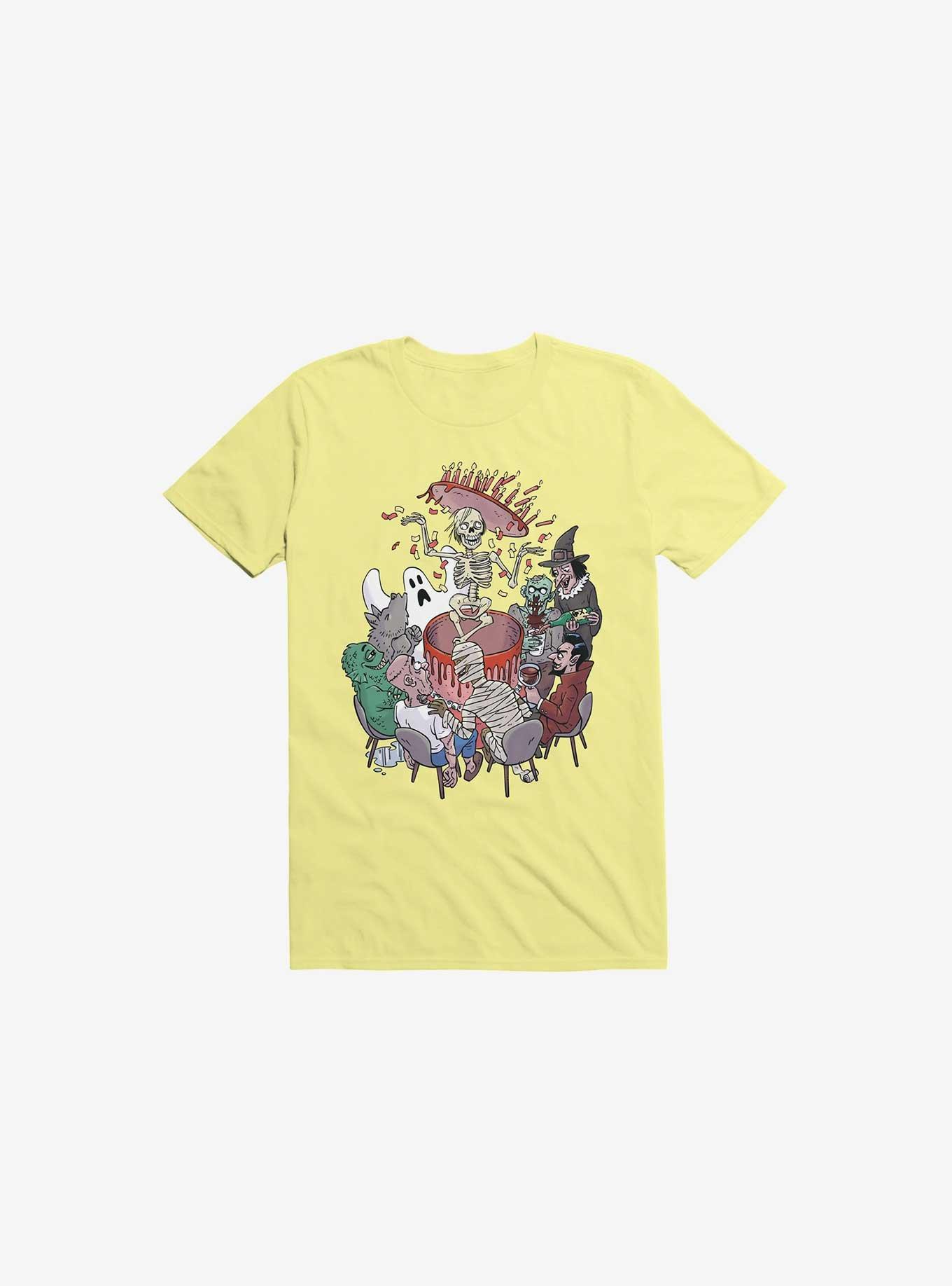 Celebration! Monsters Corn Silk Yellow T-Shirt, , hi-res