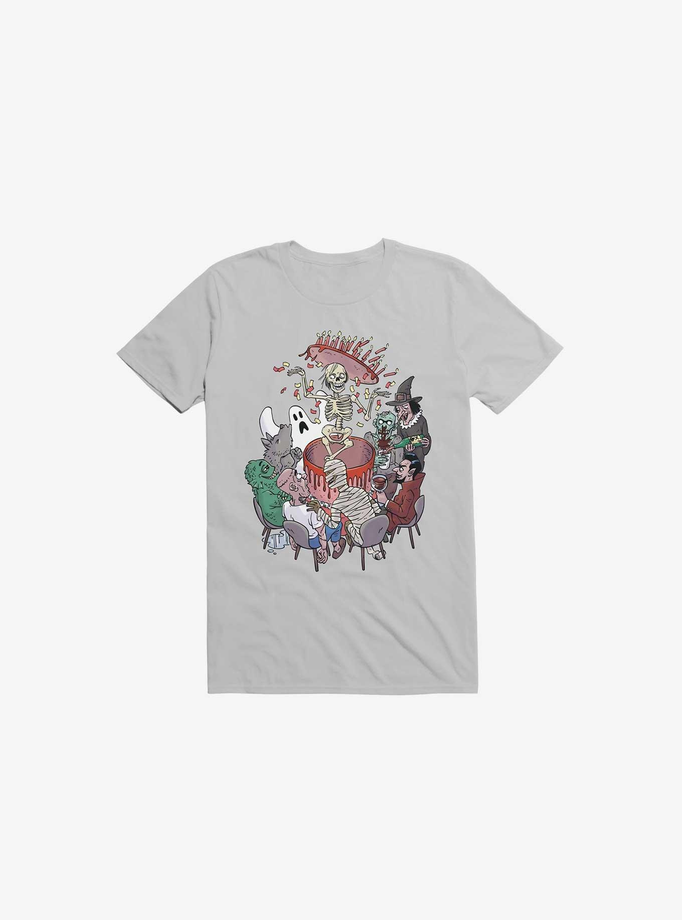 Celebration! Monsters Ice Grey T-Shirt, , hi-res