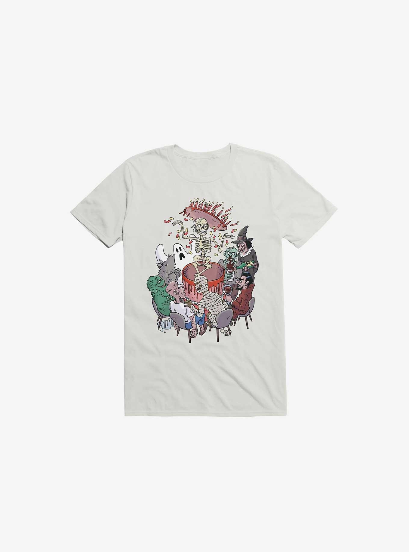 Celebration! Monsters White T-Shirt, , hi-res