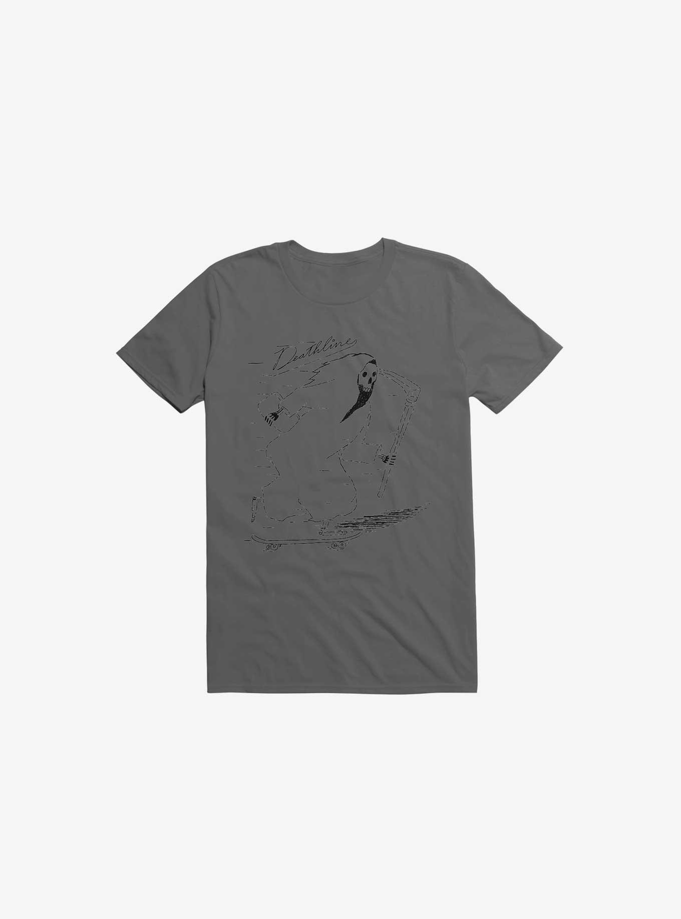 Deathline Reaper Asphalt Grey T-Shirt, ASPHALT, hi-res