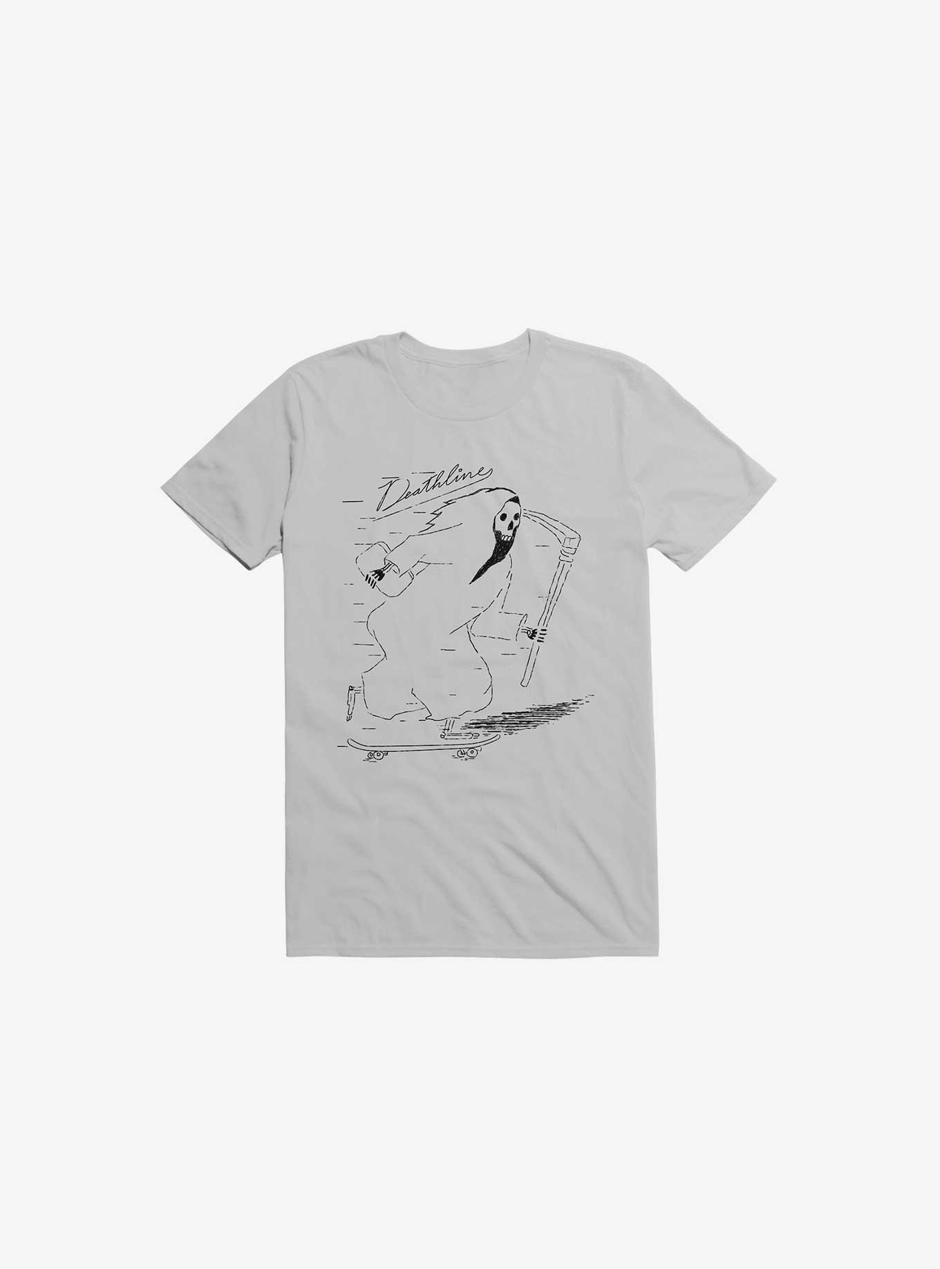 Deathline Reaper Ice Grey T-Shirt, ICE GREY, hi-res