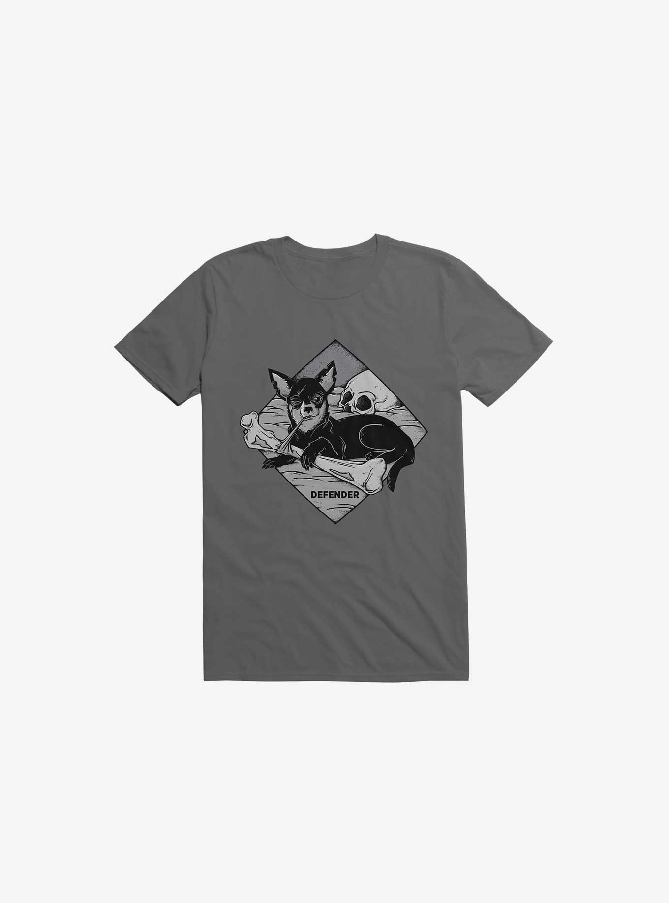 Defender Dog Bone Asphalt Grey T-Shirt, , hi-res