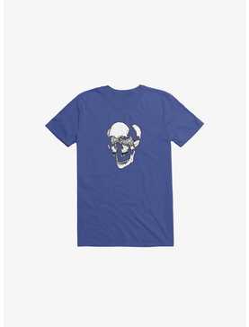 Dynamical Skull Royal Blue T-Shirt, , hi-res