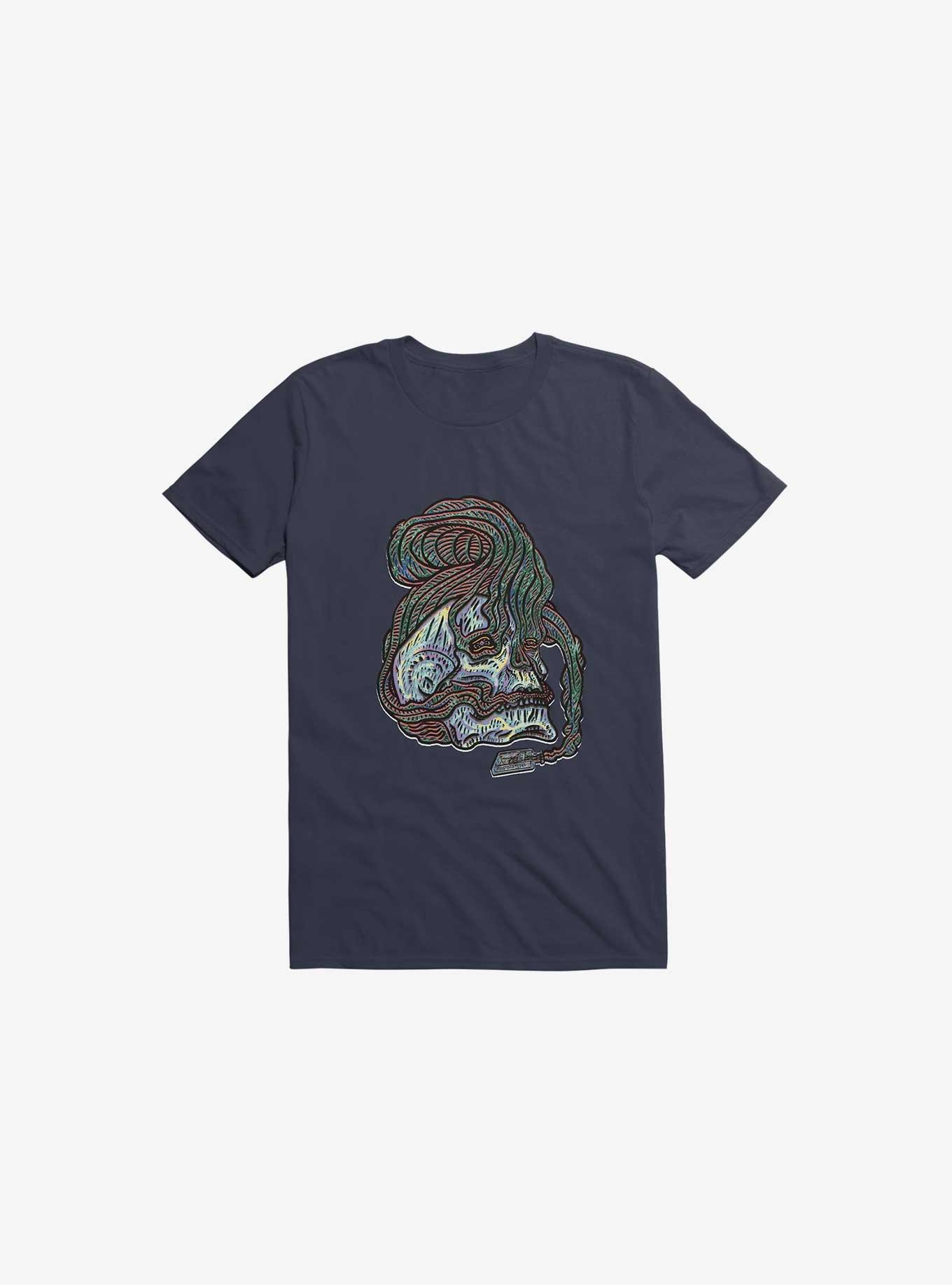 Love Bone Navy Blue T-Shirt, , hi-res