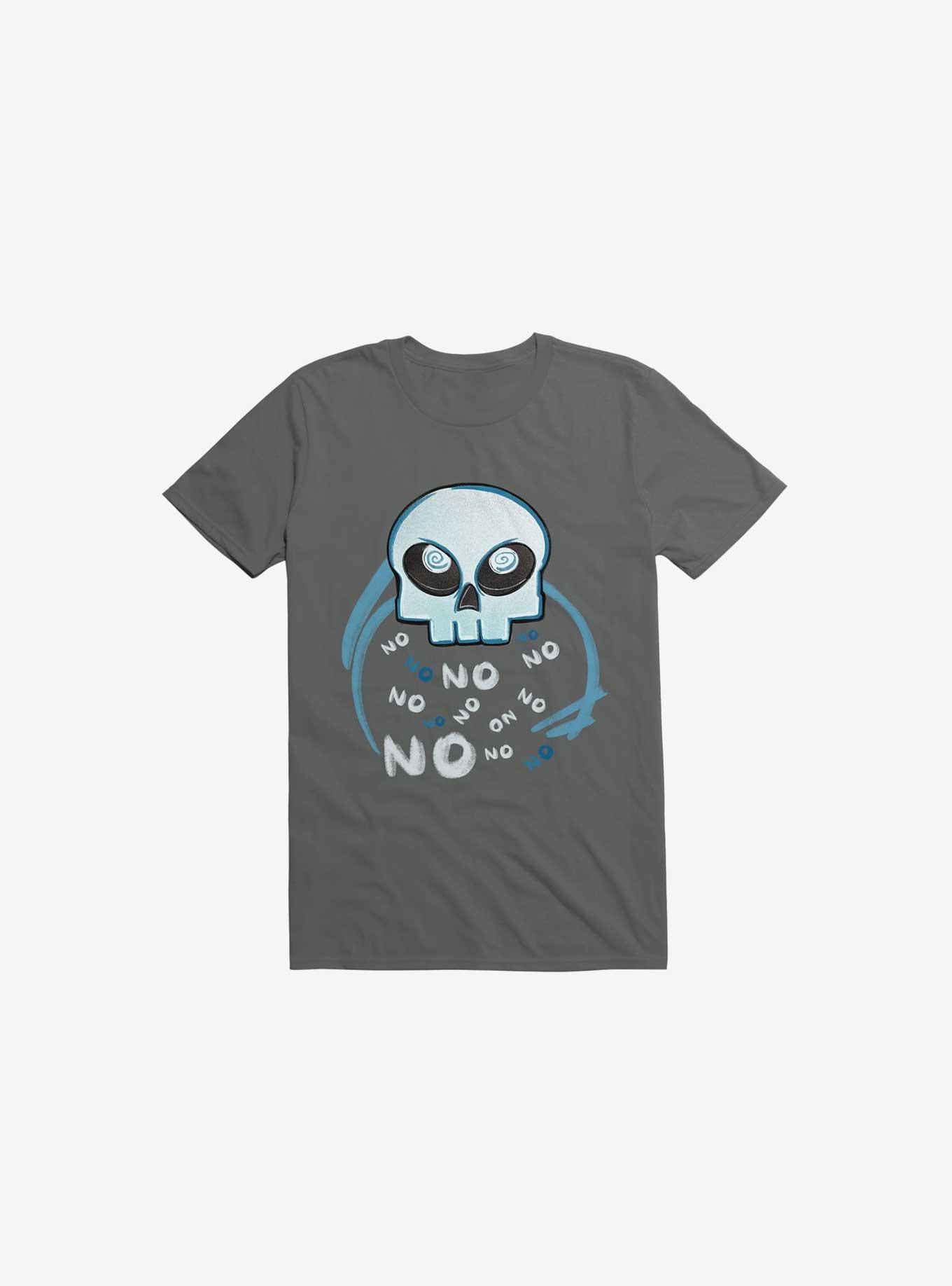 No Skull Asphalt Grey T-Shirt, ASPHALT, hi-res