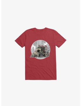 Race The Time Skull Red T-Shirt, , hi-res