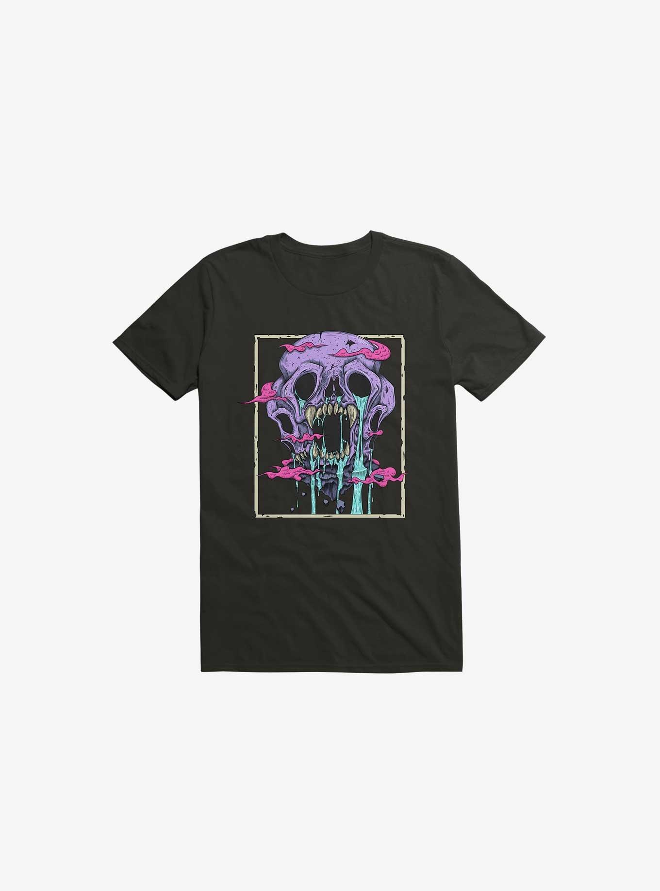 Skull Cave Neverland Black T-Shirt, BLACK, hi-res