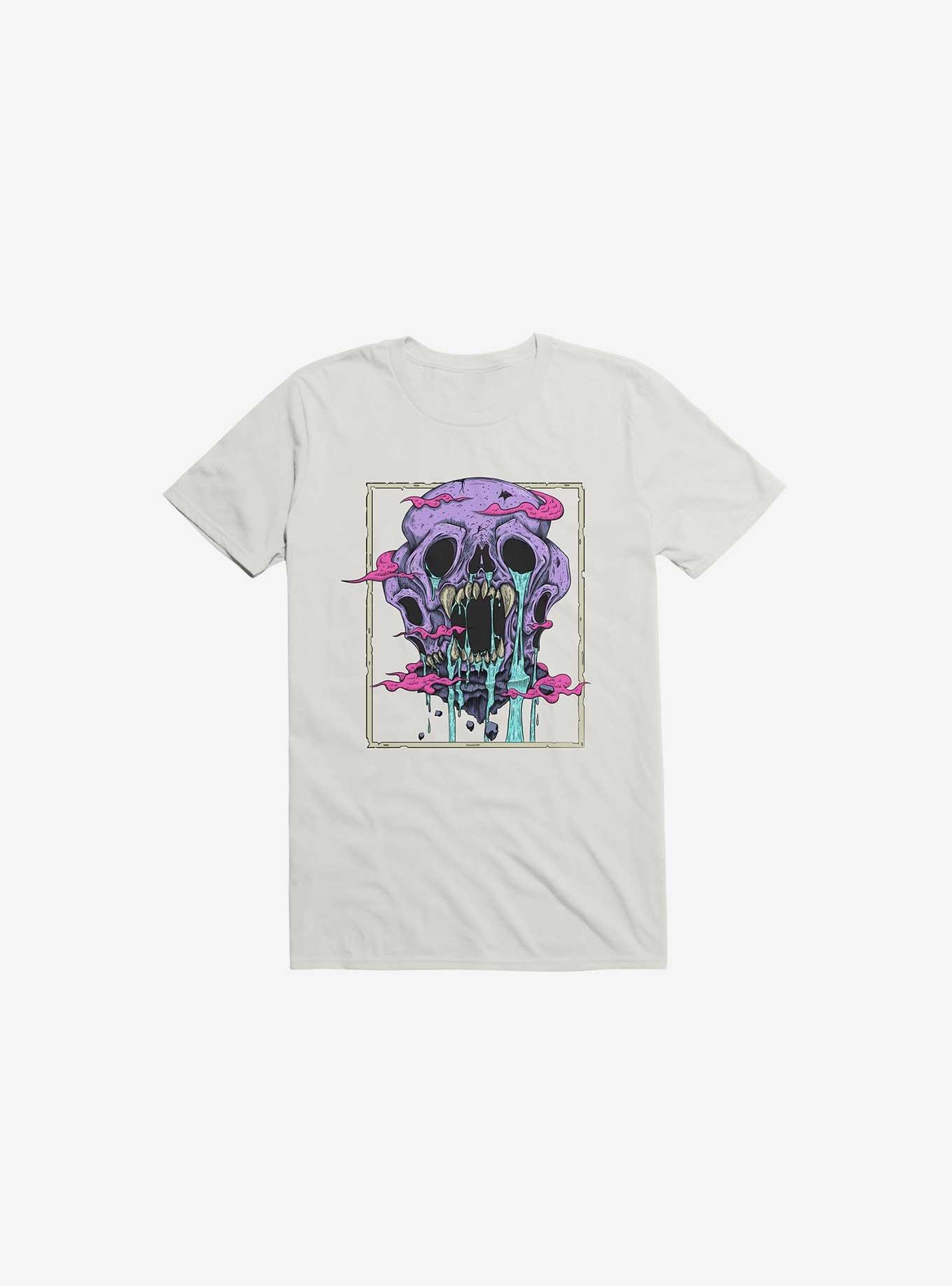 Skull Cave Neverland White T-Shirt, WHITE, hi-res