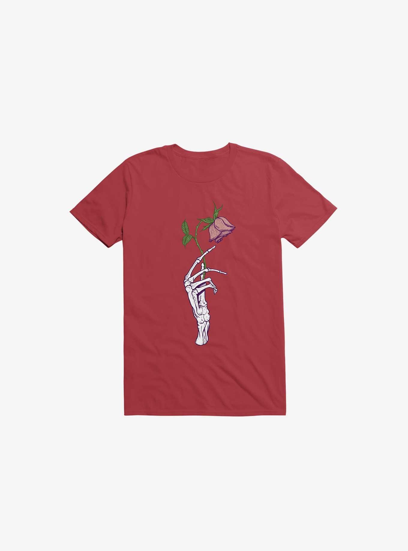 The Dead Rose Skeleton Hand T-Shirt