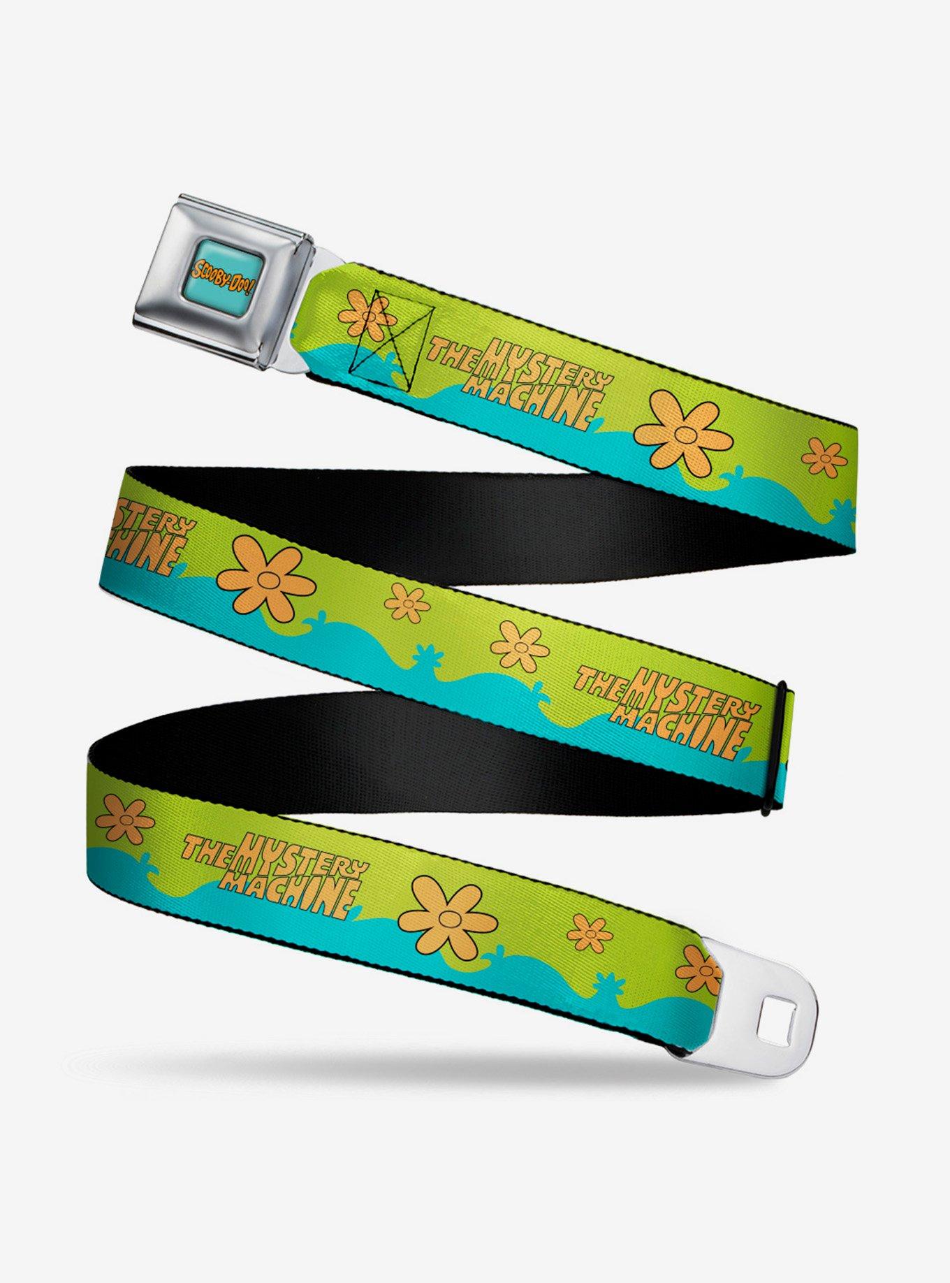 Scooby-Doo The Mystery Machine Paint Job Seatbelt Belt, , hi-res