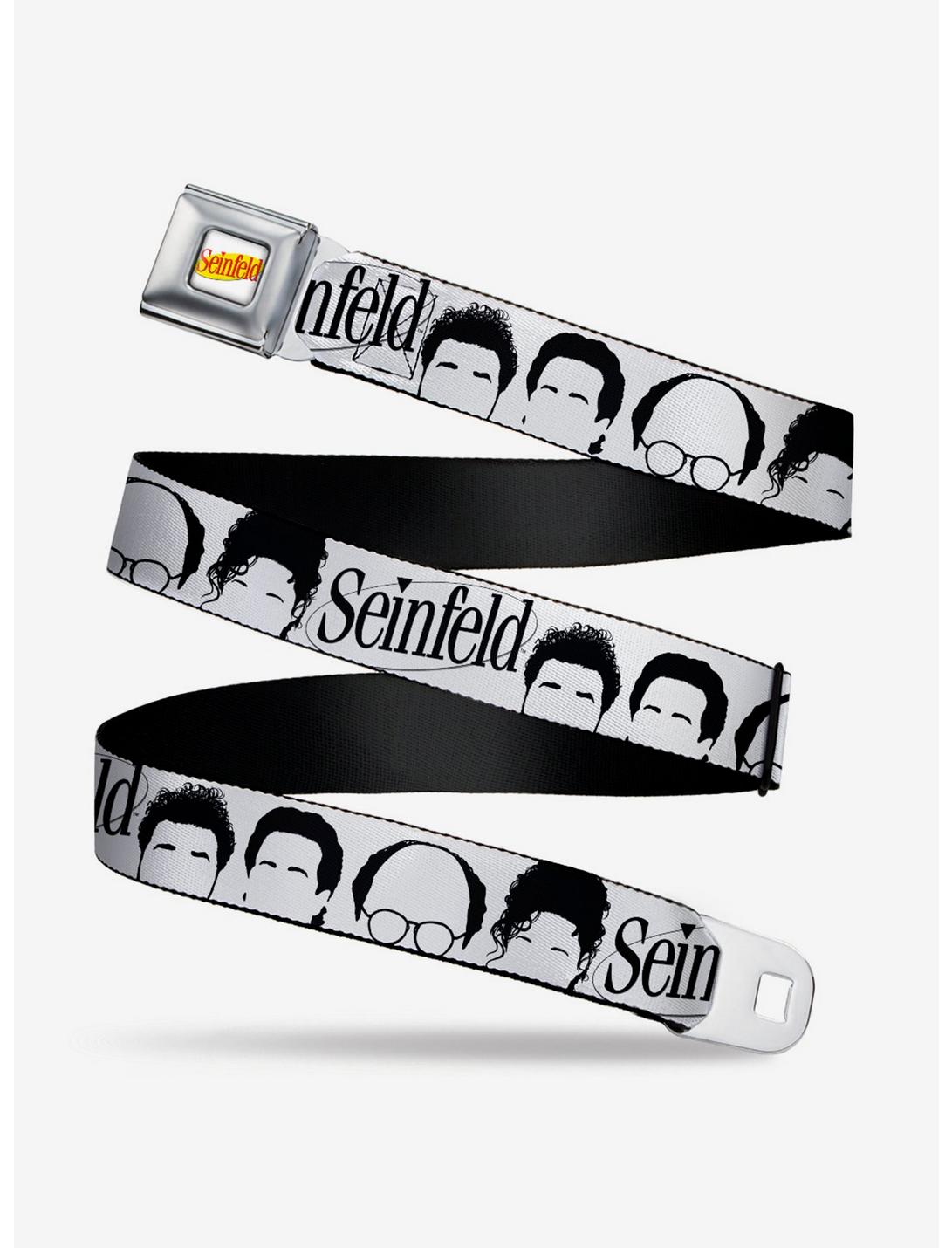 Seinfeld Cast Silhouettes Seatbelt Belt, MULTICOLOR, hi-res