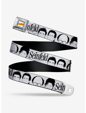 Seinfeld Cast Silhouettes Seatbelt Belt, , hi-res