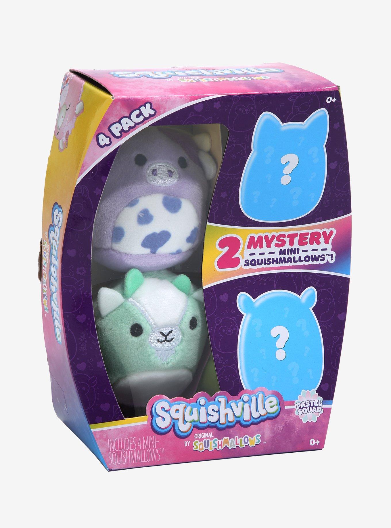 Squishmallows Squishville Green Donkey Vehicle 2 Mini Plush