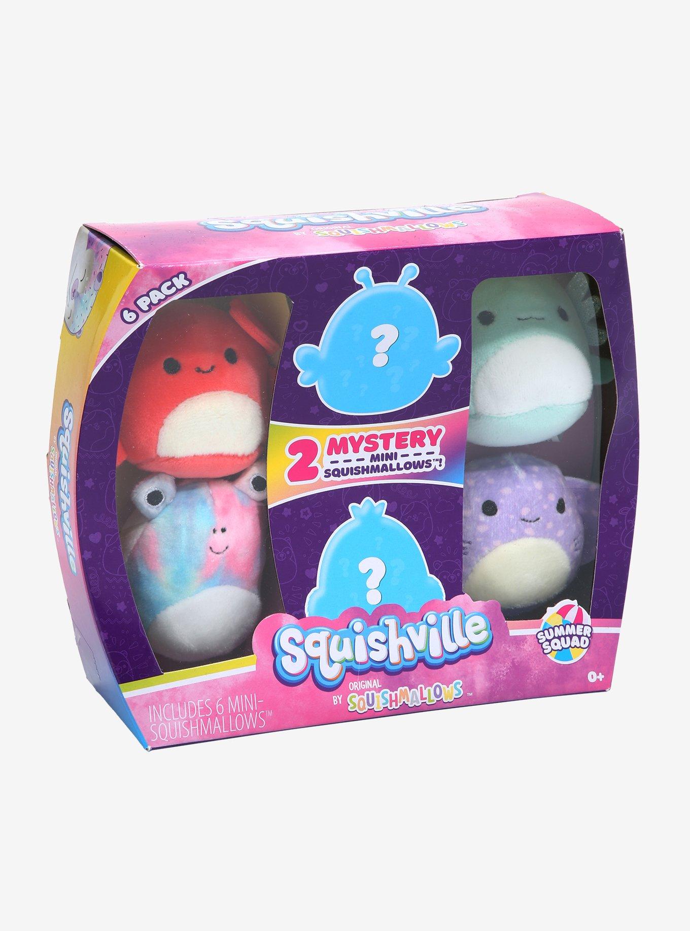 Squishmallows Squishville! Honor Roll Squad Mini Plush 6-Pack Set 