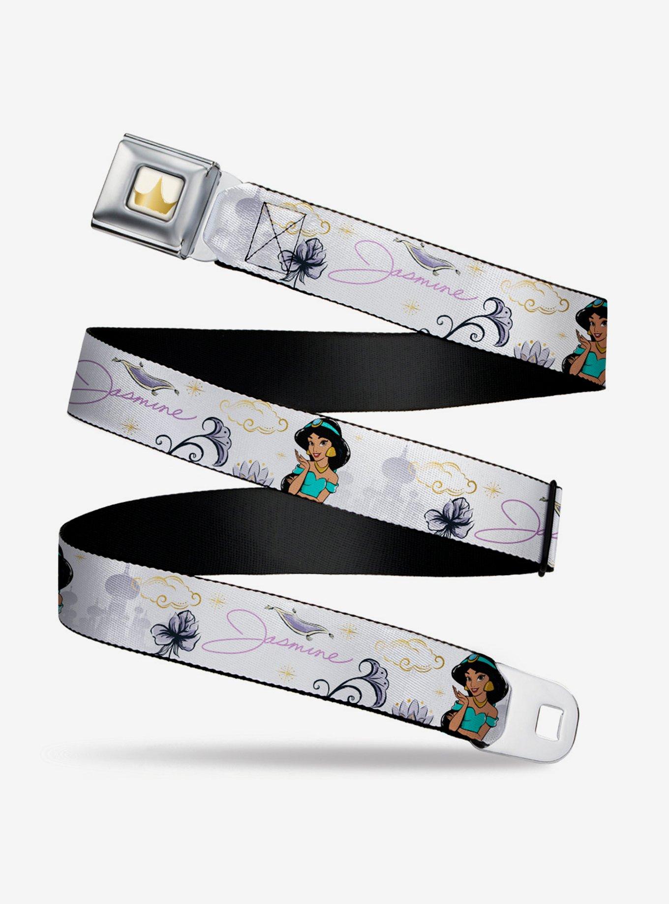 Disney Aladdin Jasmine Palace Flowers Seatbelt Belt, , hi-res