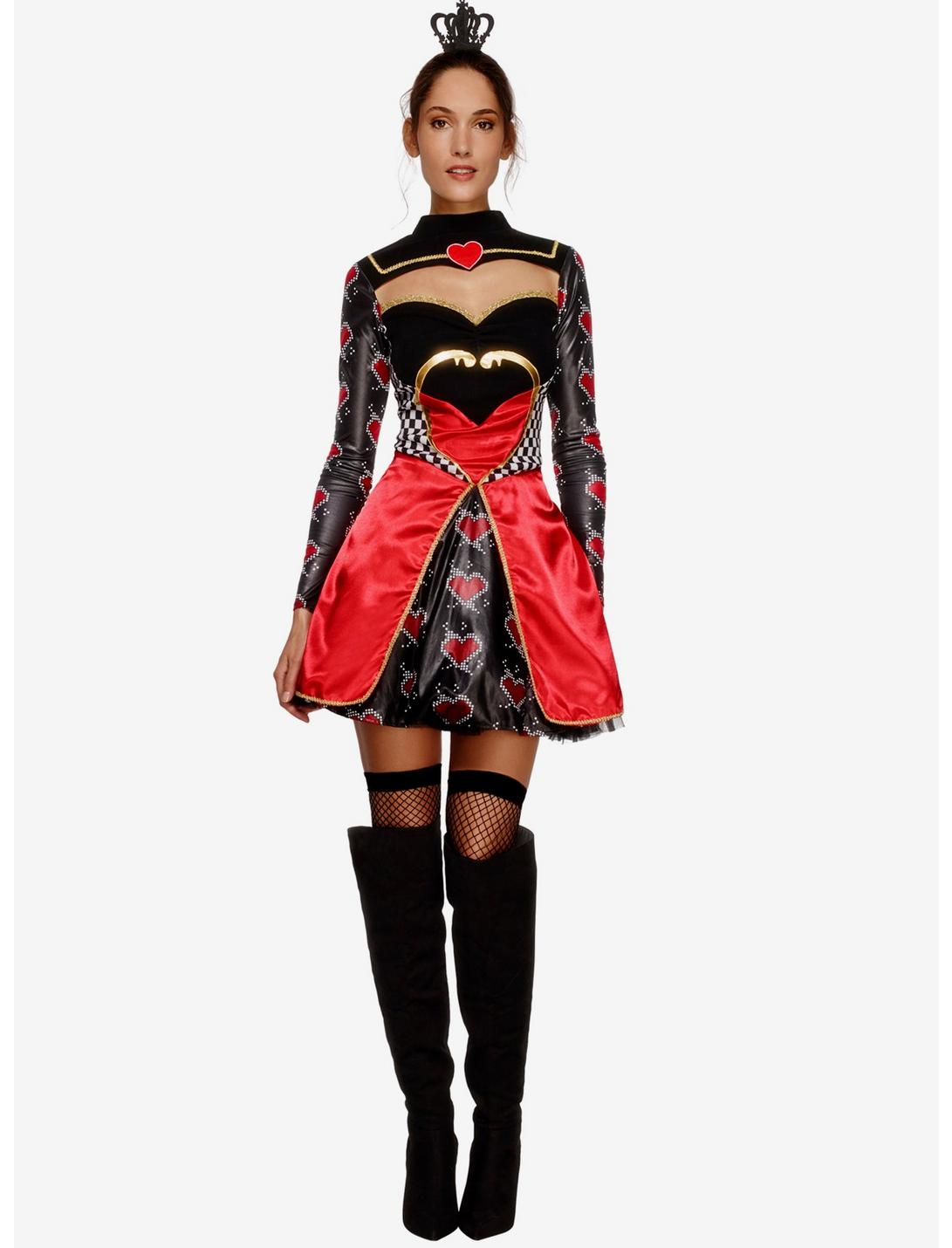 Queen Of Hearts Costume, RED, hi-res