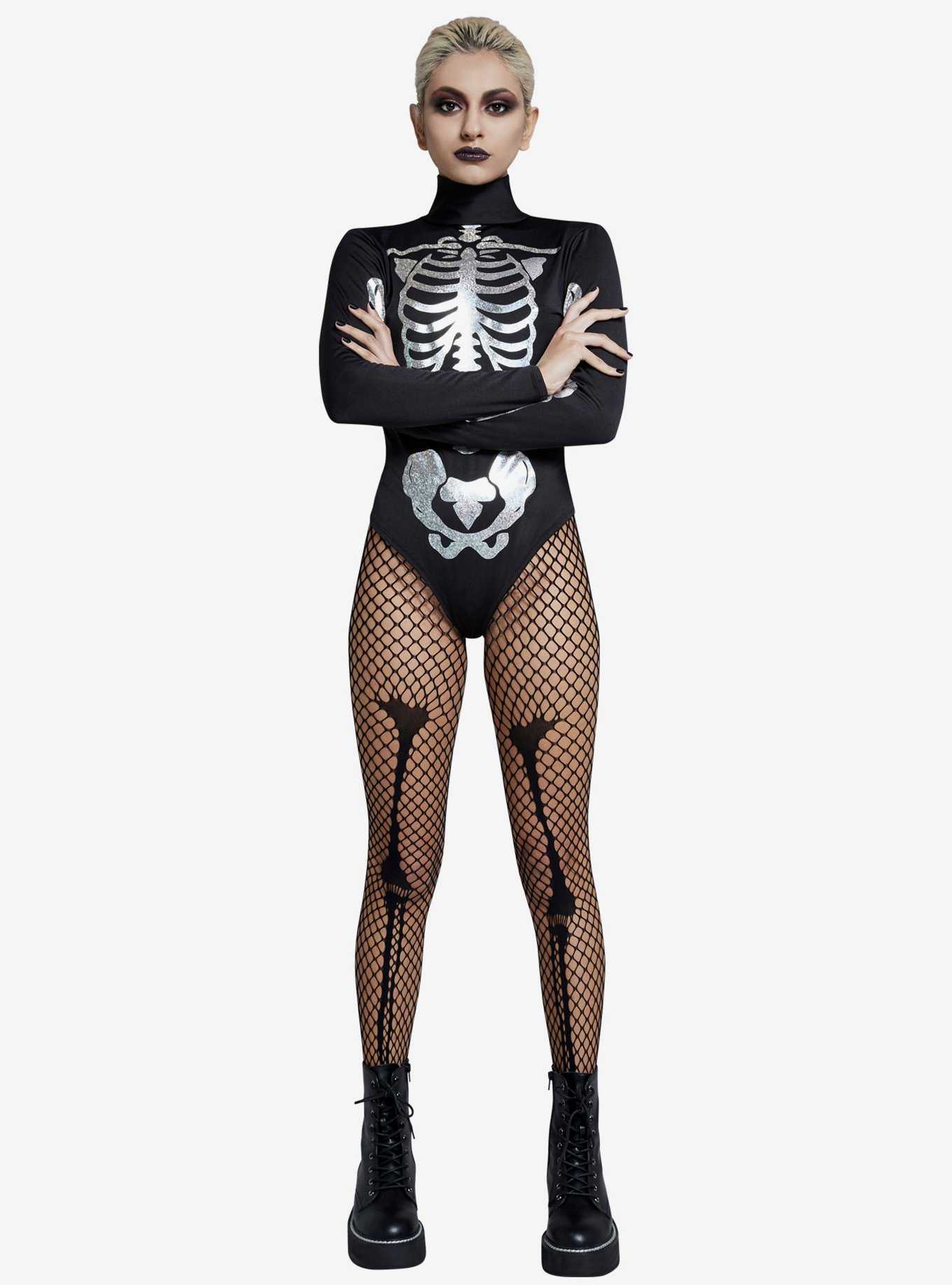 Skeleton Bodysuit, , hi-res