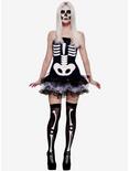 Skeleton Dress Costume, BLACK, hi-res