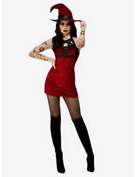 Witch Costume Red, , hi-res