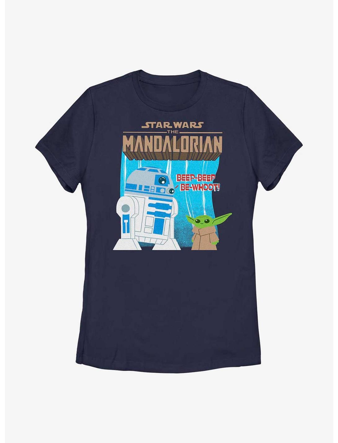 Star Wars The Mandalorian Old Pals Womens T-Shirt, NAVY, hi-res