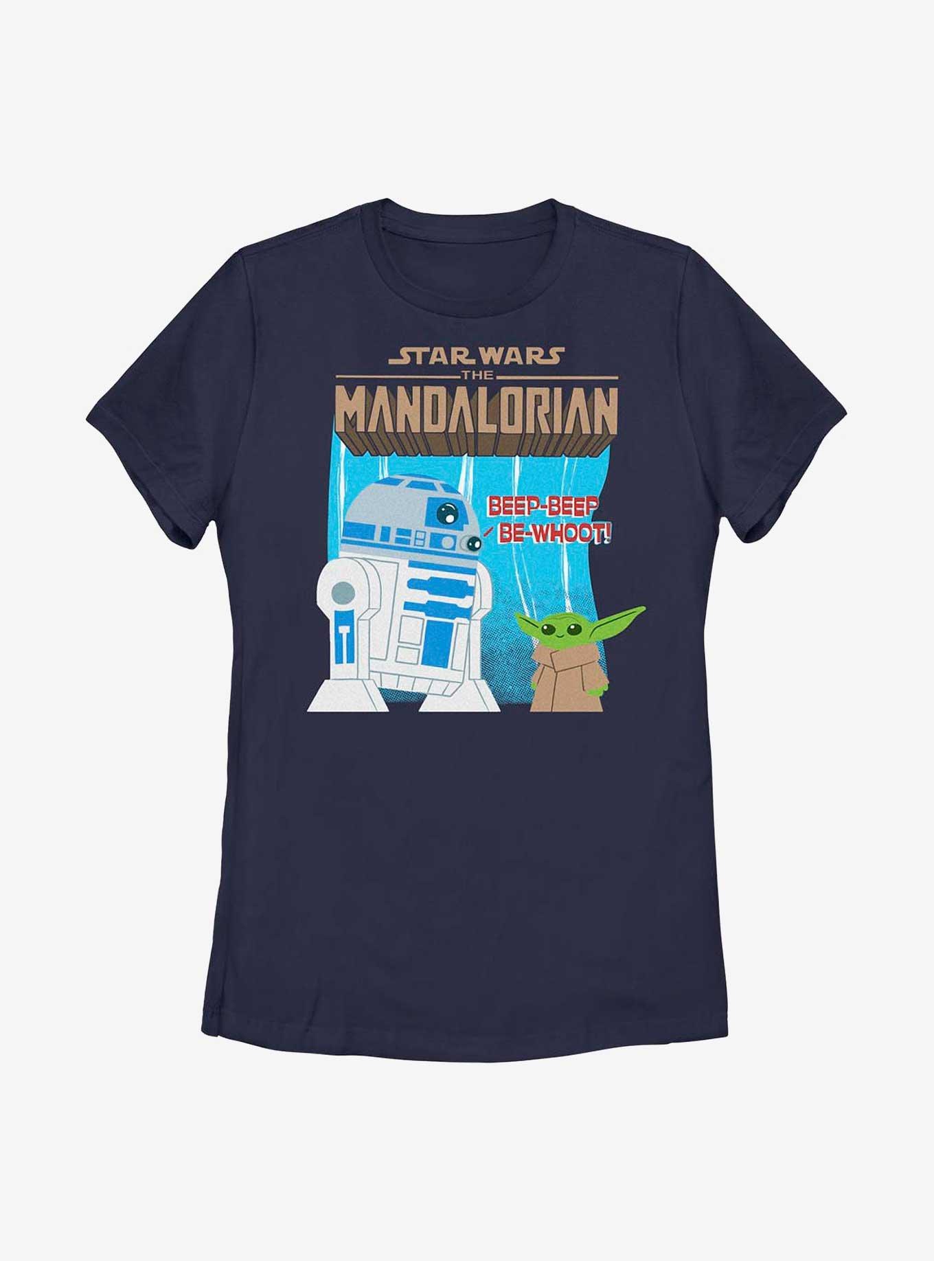 Star Wars The Mandalorian Old Pals Womens T-Shirt, NAVY, hi-res